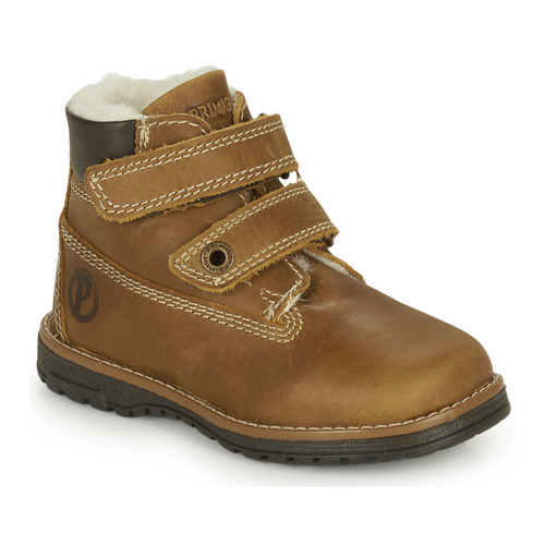 Shoes Boy Mid boots Primigi PLAY CASUAL Brown