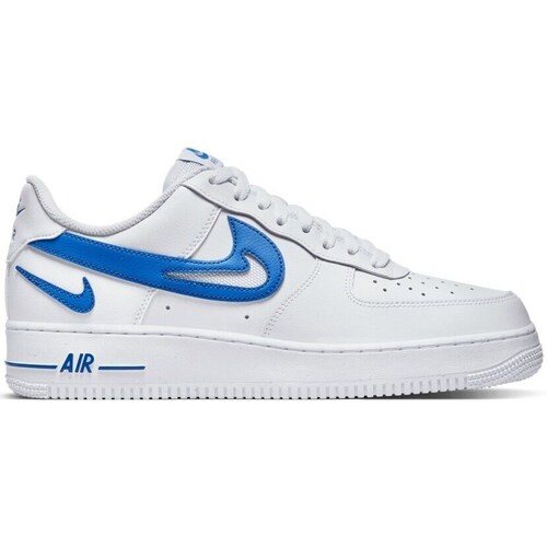 Shoes Men Low top trainers Nike Air Force 1 07 FM White, Blue