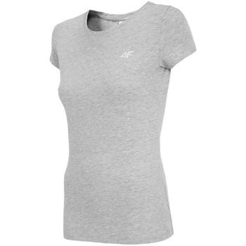 Clothing Women Short-sleeved t-shirts 4F TSD350 Grey
