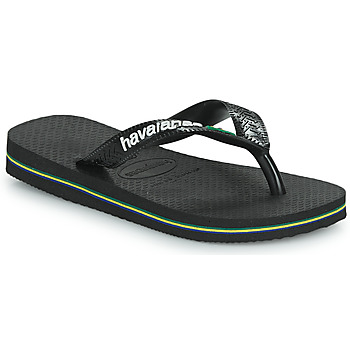 Havaianas  BRASIL LOGO  boys's Children's Flip flops / Sandals in Black