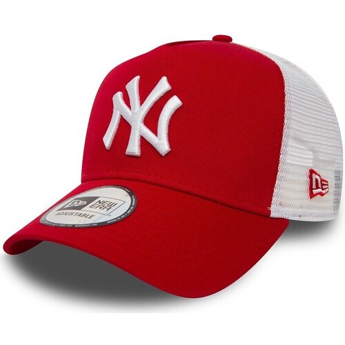 Clothes accessories Caps New-Era New York Yankees Clean A White, Red
