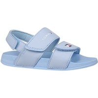 Shoes Children Sandals Tommy Hilfiger Velcro Light blue