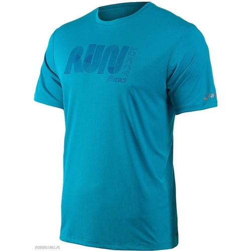 Clothing Men Short-sleeved t-shirts Asics 1216528046 Blue