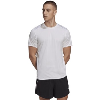 Clothing Men Short-sleeved t-shirts adidas Originals Designed 4 Running White