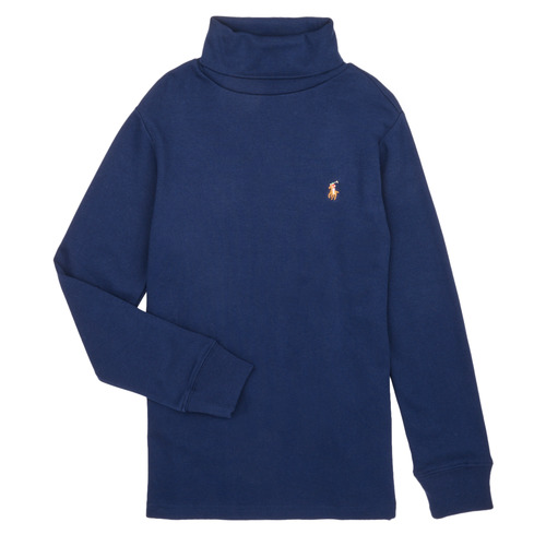 Clothing Boy Long sleeved tee-shirts Polo Ralph Lauren 323898989001 Marine