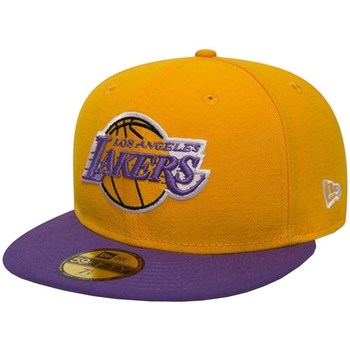 Clothes accessories Men Caps New-Era Los Angeles Lakers Nba Basic Cap Orange