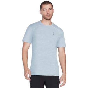 Clothing Men Short-sleeved t-shirts Skechers ON The Road Blue