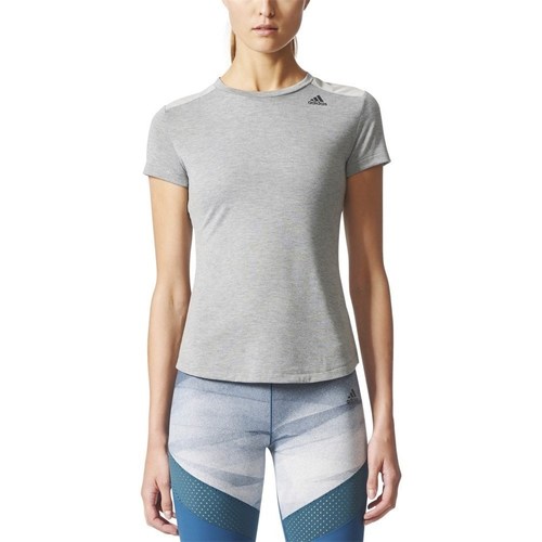 Clothing Women Short-sleeved t-shirts adidas Originals Prime Mix Tee Grey