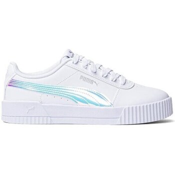 Shoes Children Low top trainers Puma Carina Holo JR White