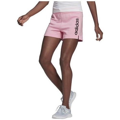 Clothing Women Cropped trousers adidas Originals Essentials Slim Logo Pink