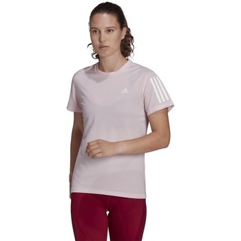 Clothing Women Short-sleeved t-shirts adidas Originals Own The Run Cooler Tee Beige