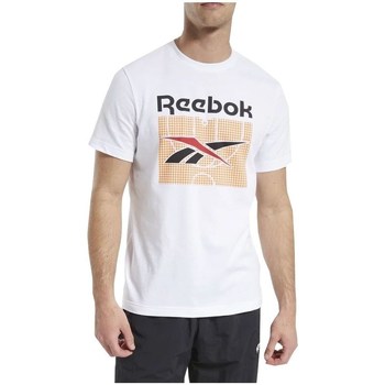 Clothing Men Short-sleeved t-shirts Reebok Sport Classics Bball Court White