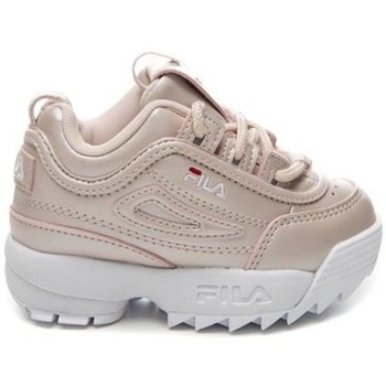 Shoes Children Low top trainers Fila Disruptor F Inf Beige