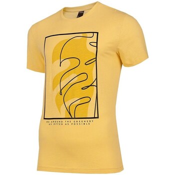 Clothing Men Short-sleeved t-shirts Outhorn TSM623 Yellow