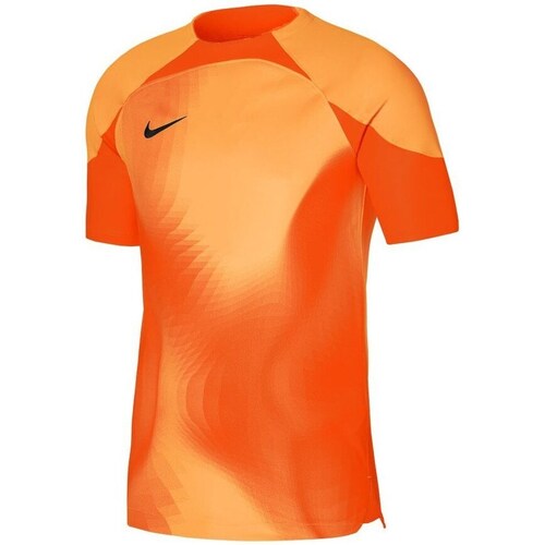 Clothing Men Short-sleeved t-shirts Nike Gardien IV Orange