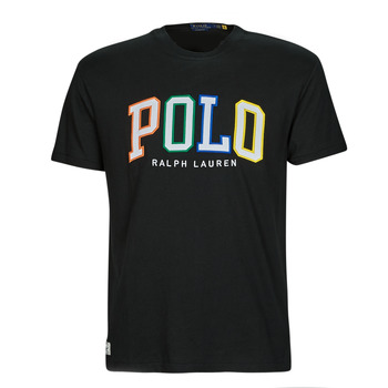 Clothing Men Short-sleeved t-shirts Polo Ralph Lauren SSCNCLSM1-SHORT SLEEVE-T-SHIRT Black