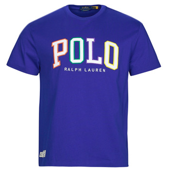 Clothing Men Short-sleeved t-shirts Polo Ralph Lauren SSCNCLSM1-SHORT SLEEVE-T-SHIRT Blue / King