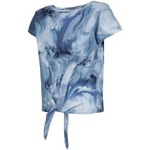 Clothing Women Short-sleeved t-shirts 4F TSD018 Blue