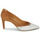 Shoes Women Heels JB Martin ETNA Goat / Velvet / Camel / Gold / Chalk