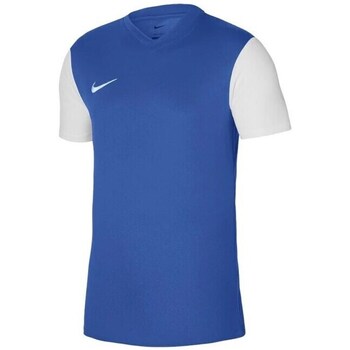 Clothing Men Short-sleeved t-shirts Nike Drifit Tiempo Premier 2 White, Blue