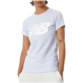 Clothing Women Short-sleeved t-shirts New Balance WT03816SIY Blue