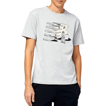 Clothing Men Short-sleeved t-shirts New Balance MT21568AG Grey