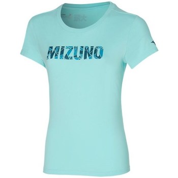 Clothing Women Short-sleeved t-shirts Mizuno Athletic Tee Blue