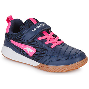 Shoes Girl Indoor sports trainers Kangaroos K5-FLOW EV Marine / Pink