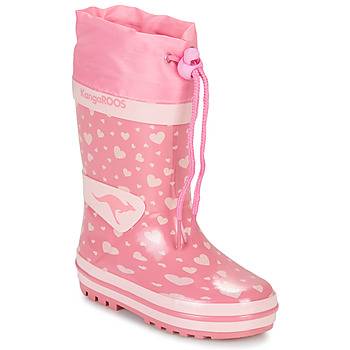 Kangaroos  K-Rain  girls's Children's Wellington Boots in Pink