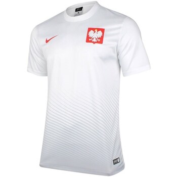 Clothing Boy Short-sleeved t-shirts Nike Euro 2016 Home Supporters Junior White