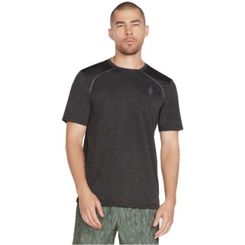 Clothing Men Short-sleeved t-shirts Skechers ON The Road Tee Black