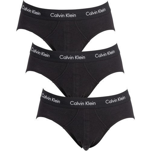 Underwear Men Boxer shorts Calvin Klein Jeans 3 Pack Hip Briefs black