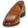 Shoes Men Loafers Pellet AUGUSTE Veal / Brushed / Cognac