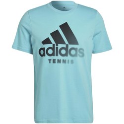 Clothing Men Short-sleeved t-shirts adidas Originals Tennis Aeroready Graphic Turquoise