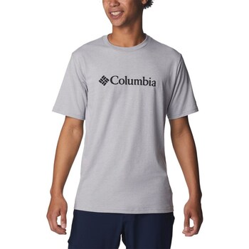 Columbia  Csc Basic Logo SS Tee  men's T shirt in Grey