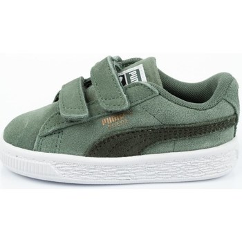 Shoes Children Low top trainers Puma Suede Classics Green