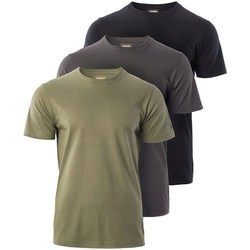 Clothing Men Short-sleeved t-shirts Magnum Basic Black, Green, Grey