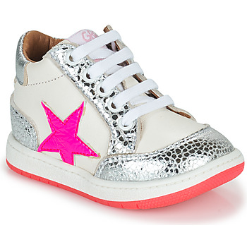 Shoes Girl Hi top trainers GBB DOUNIA Silver