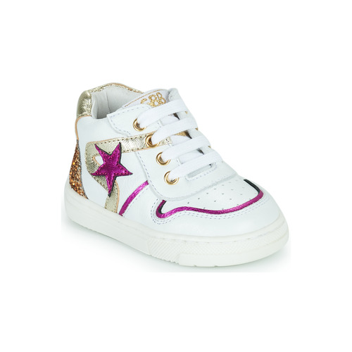 Shoes Girl Hi top trainers GBB LAMANE White