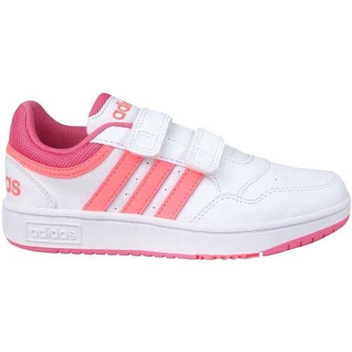 Shoes Children Low top trainers adidas Originals Hoops 30 CF C White