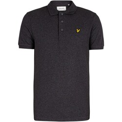 Clothing Men T-shirts & Polo shirts Lyle & Scott Plain Polo Shirt grey
