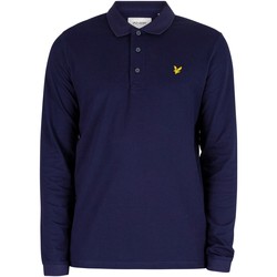 Clothing Men T-shirts & Polo shirts Lyle & Scott Longsleeved Polo Shirt blue