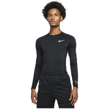 Clothing Men Short-sleeved t-shirts Nike Compression Black
