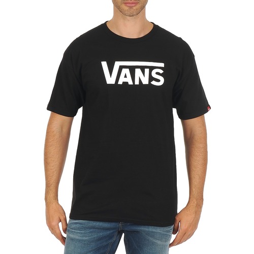 Clothing Men Short-sleeved t-shirts Vans VANS CLASSIC Black / White