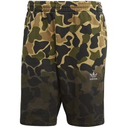 Clothing Men Cropped trousers adidas Originals Camo Shorts Brown