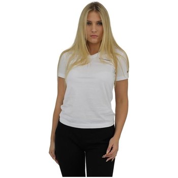 Clothing Women Short-sleeved t-shirts Champion Vneck Tshirt White