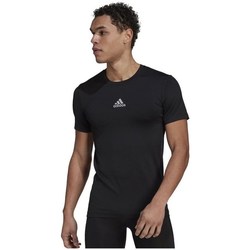Clothing Men Short-sleeved t-shirts adidas Originals Techfit Base Black