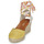 Shoes Women Espadrilles JB Martin VISALIA Velvet / Yellow / Lacets / Bonbon