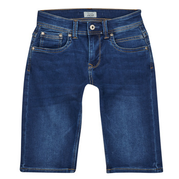 Clothing Boy Shorts / Bermudas Pepe jeans TRACKER SHORT Blue / Dark