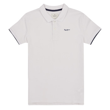 Clothing Boy Short-sleeved polo shirts Pepe jeans THOR White